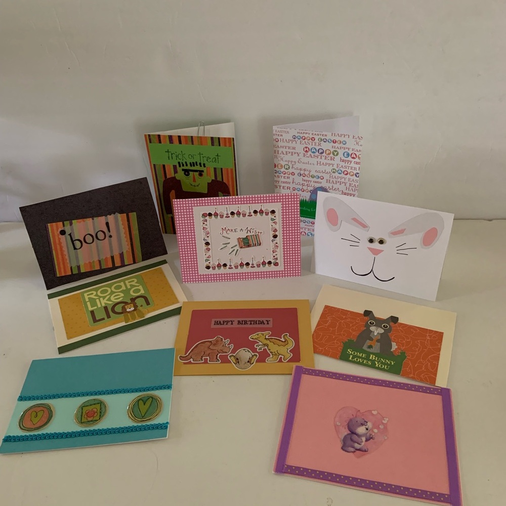 Colorful Greeting Card Set